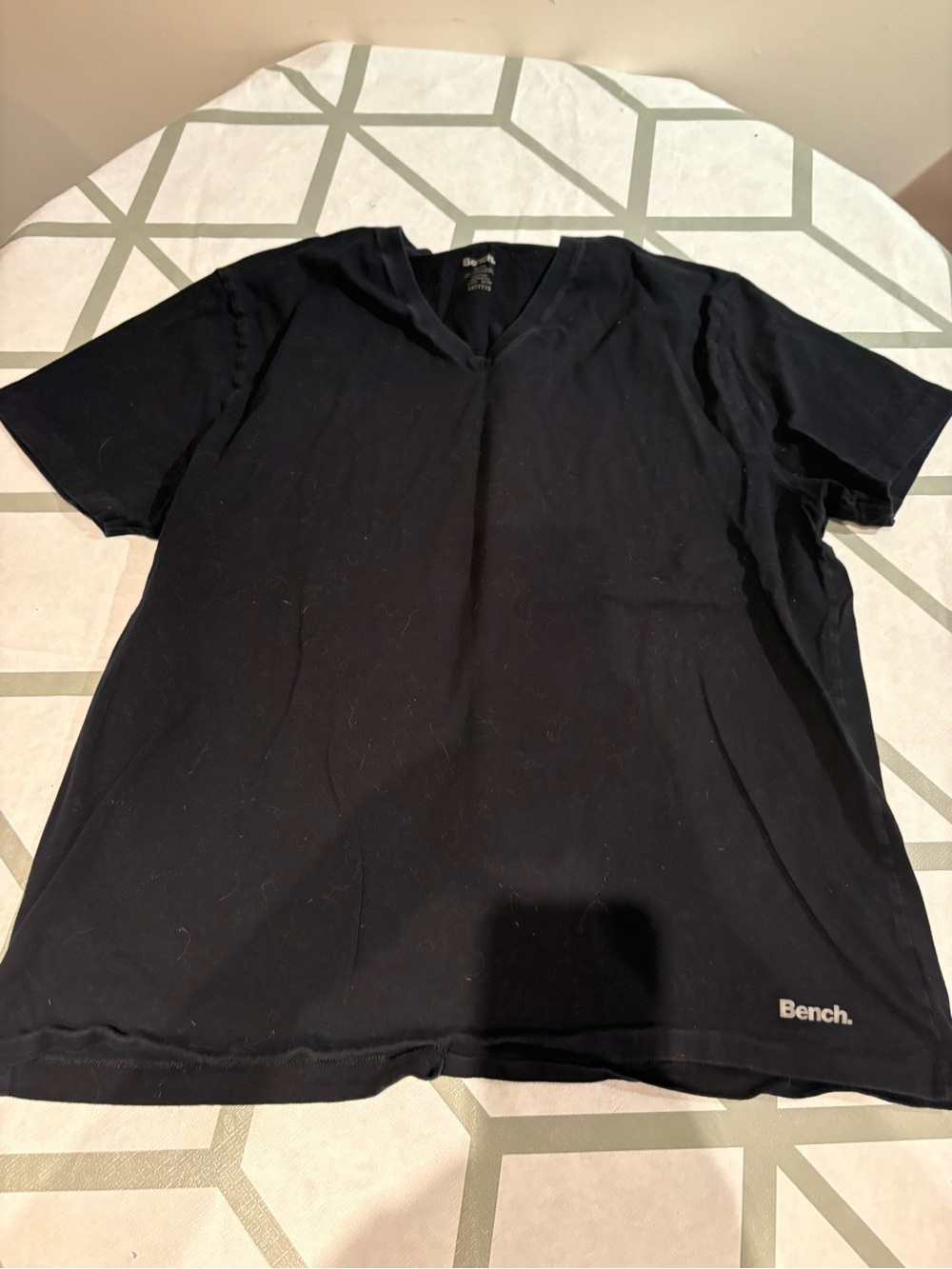 Bench Men’s Black V-Neck Tee